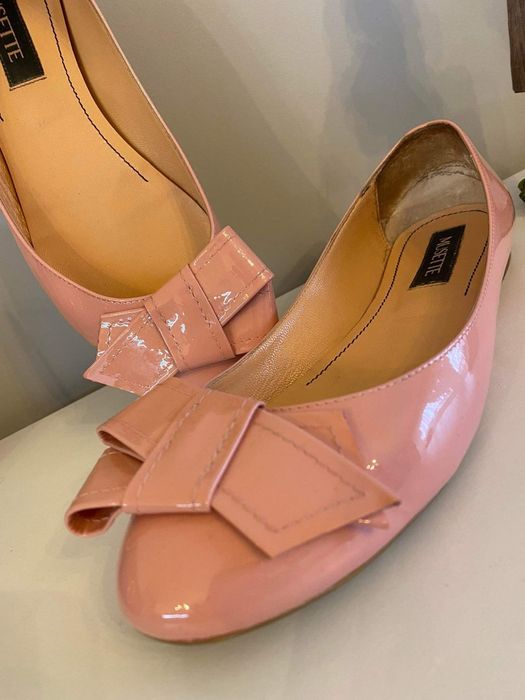 Musette/Мусет Пантофки N38. Естествен Лак