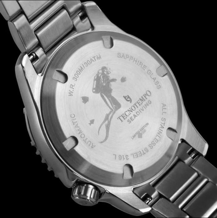 Vand ceas Tecnotempo - Automatic "Seadiving" 300M - Limited Edition - TT.300SD.BAZ - Men - 2020+ Automatic - Steel