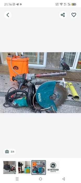 Бетон кесамиз эшиг очамиз