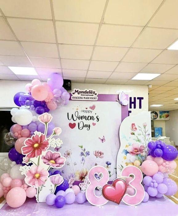 Баннер.Оформление на 8 марта