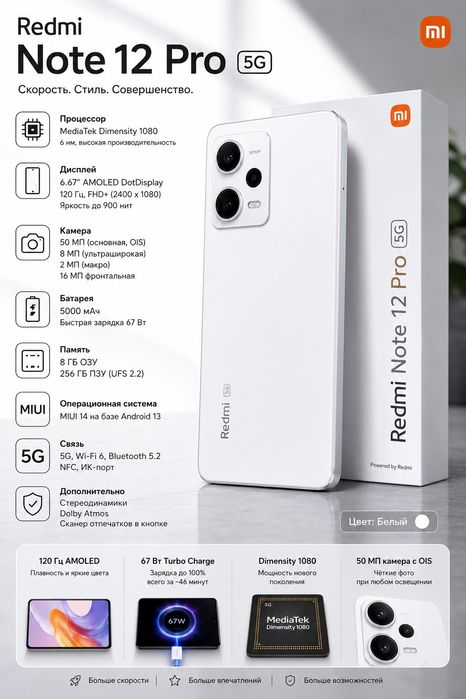 Редмий нот 12 про 5жд продам