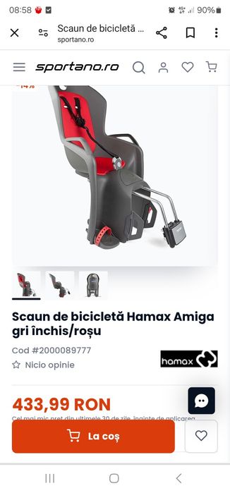 Scaun de bicicleta