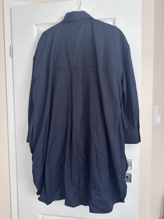 COS син тренч/рокля