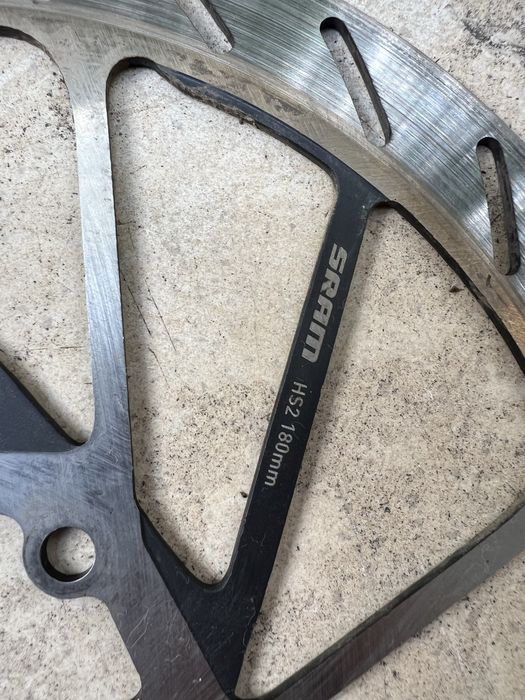 SRAM Level Silver Stealth 4-бутали дискови спирачки с дискове 180/160