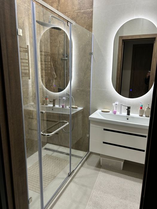 Душевые кабины и лофт перегородки