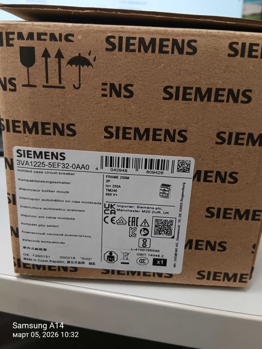Siemens 3VA1225-5EF32-0AA0  автоматичен прекъсвач