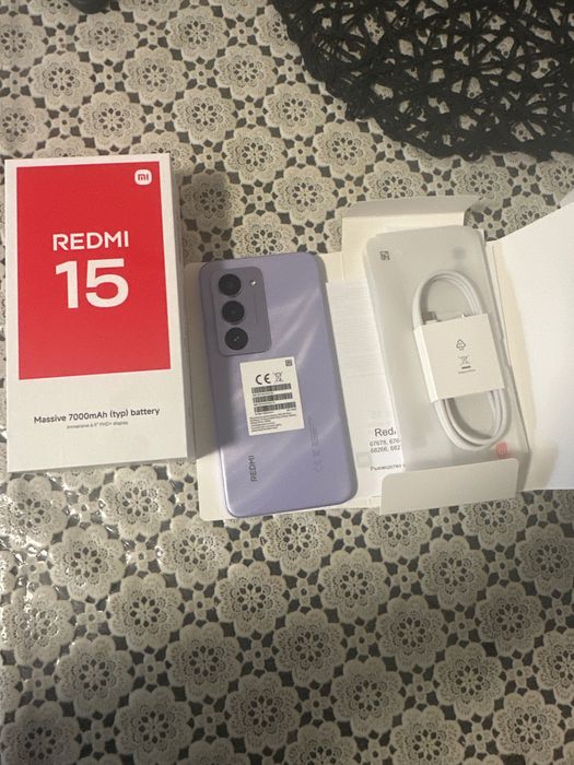 Чисто нов Redmi 15 с гаранция 3г.