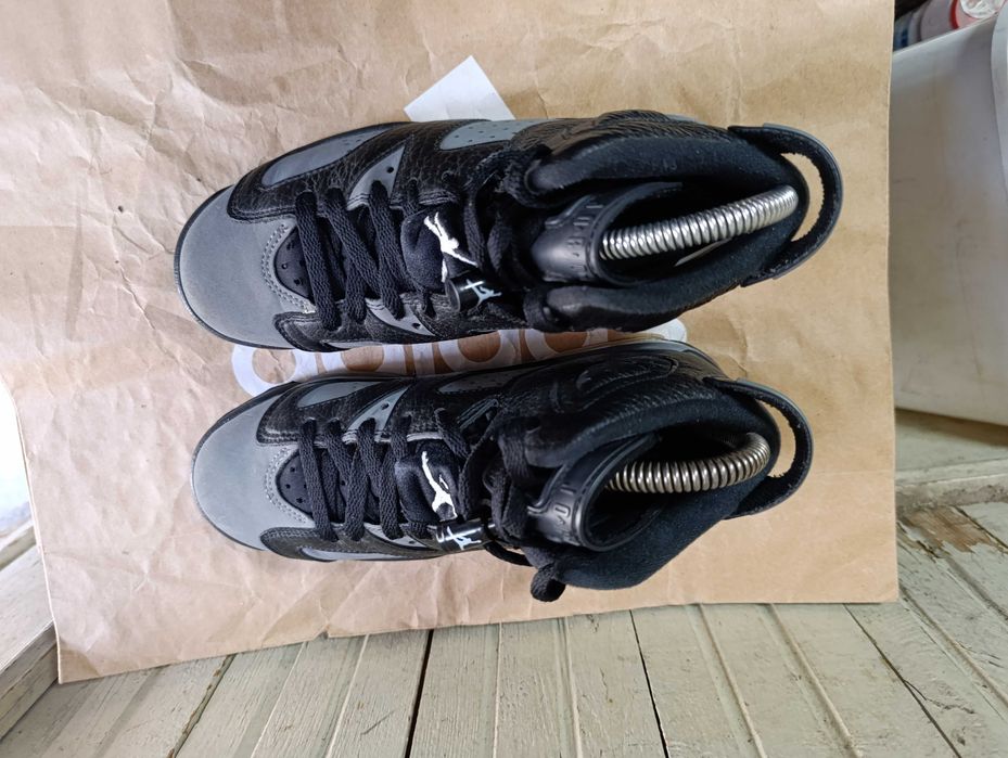 Air Jordan 6 Retro GS 'Black Cool Grey'оригинални маратонки 36.5 номер