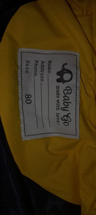 Детская болонка-жилет на осень