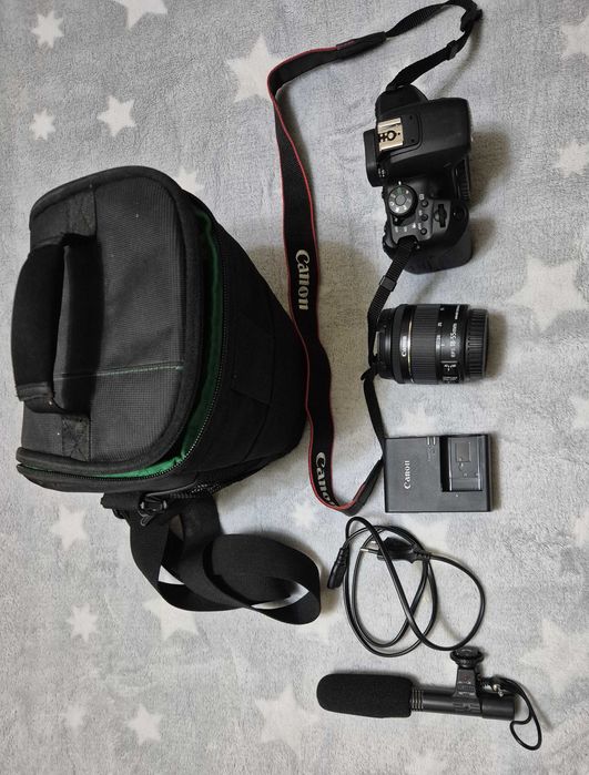 Aparat foto DSLR Canon EOS 850D, 24.1 MP, 4K, Negru + Obiectiv EF-S 18-55mm IS