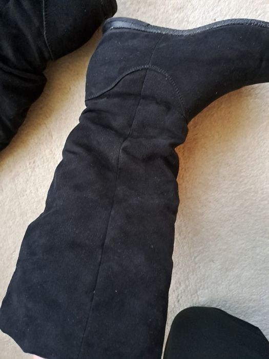 Cizme imitatie piele intoarsa mărimea 36