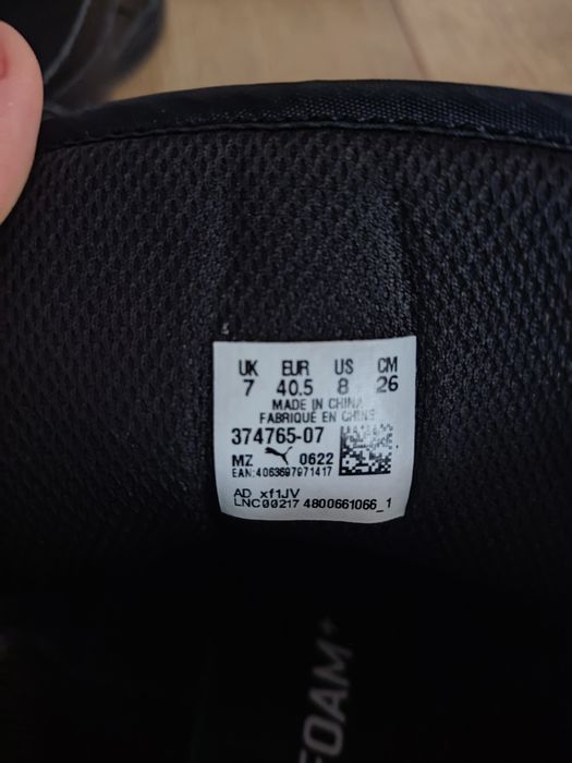 Adidași puma mărimea 40,5