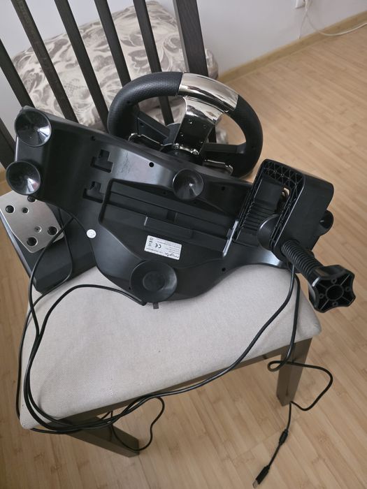 Set nou volan+pedale gaming Myria MG7419 cu garanție Sony Playstation