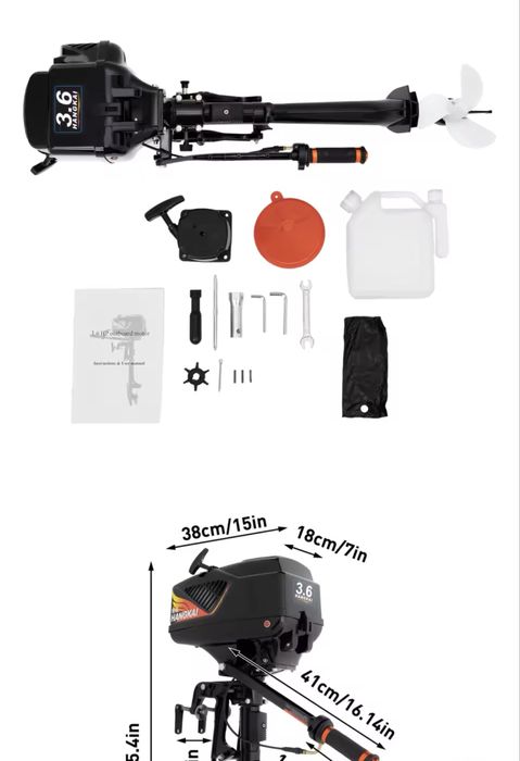 Motor barcă 2t 3.6CP