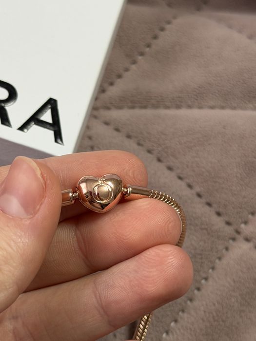 Bratara Pandora din Argint 925, placata cu aur roz