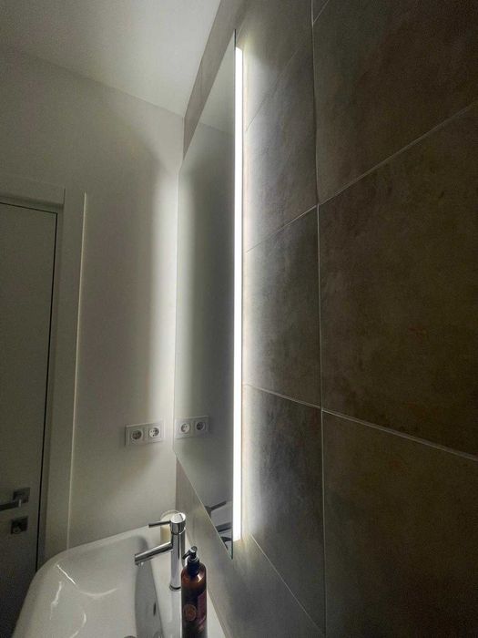 Pachet: Oglinda cu LED - Lavoar - Baterie baie
