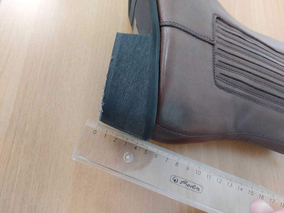 Botine Cowboy piele naturală - model maro, măsura 46