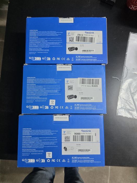 3 x Camera supraveghere IP exterior Reolink RLC-510A P320