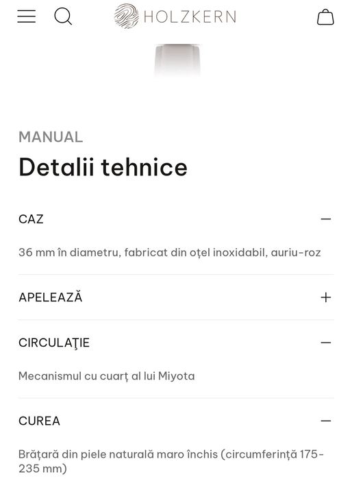 Ceas Holzkern Nou