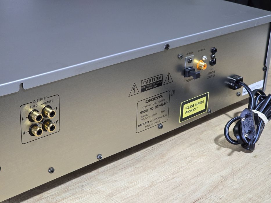 Cd player ONKYO integra DX-6550, varf de serie, hifi stereo, argintiu