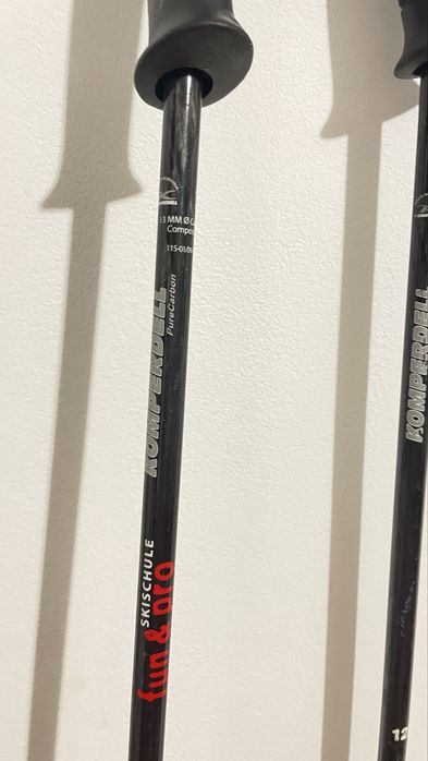 Bețe schi scott aluminiu + komperdell pure carbon