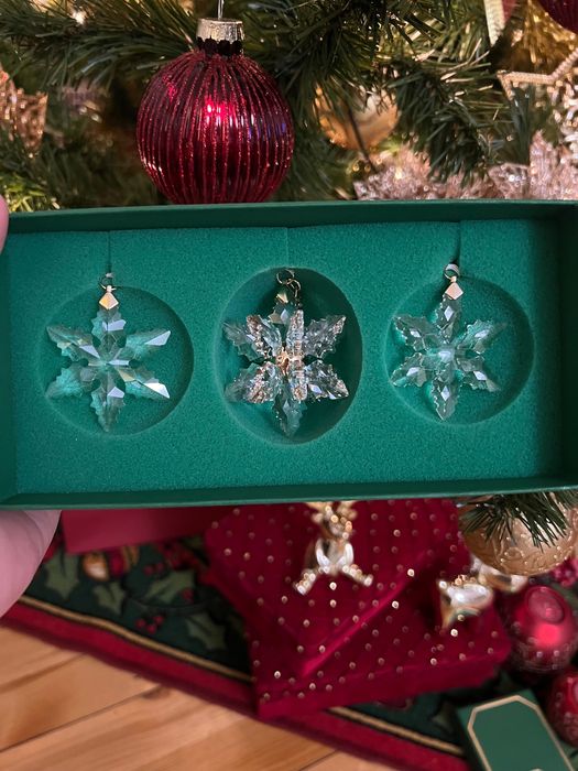 Swarovski 3D комплект орнаменти за елха