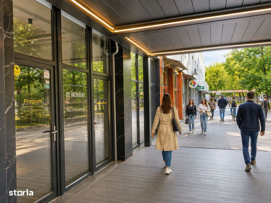 Spatiu comercial de inchiriat – Str. Ravensburg, Satu Mare Cu Vitrina