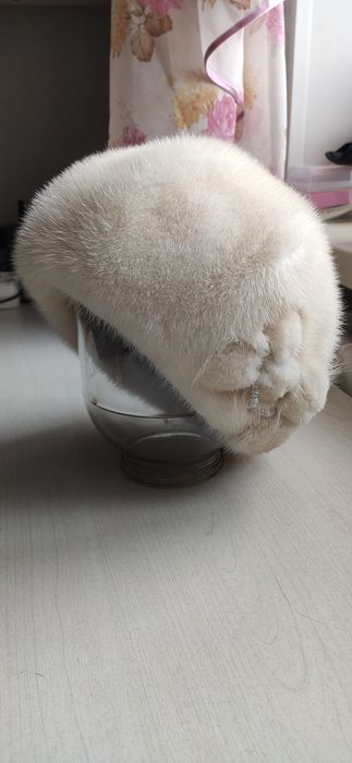 Шапка норковая женская