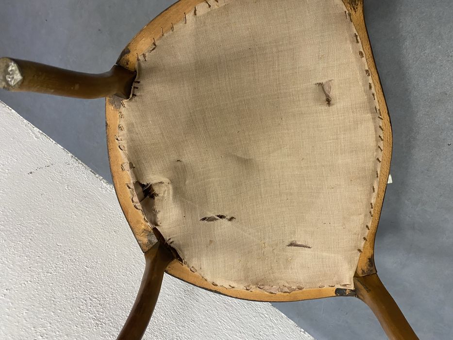 Френско бароково кресло от дъб