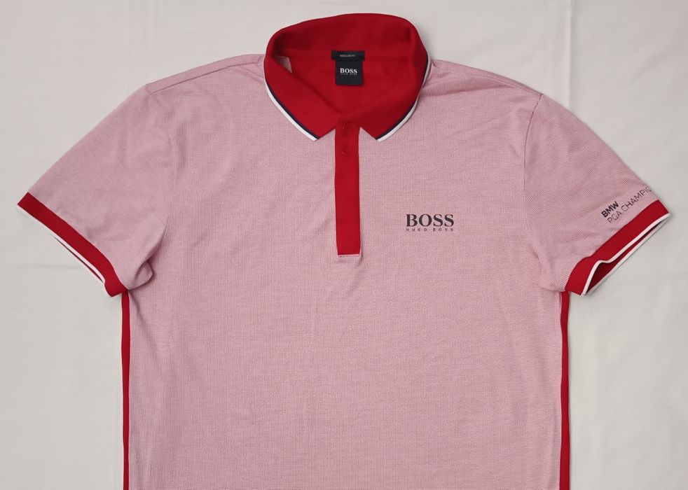 Hugo Boss Polo Shirt оригинална тениска M Бос памучна поло фланелка