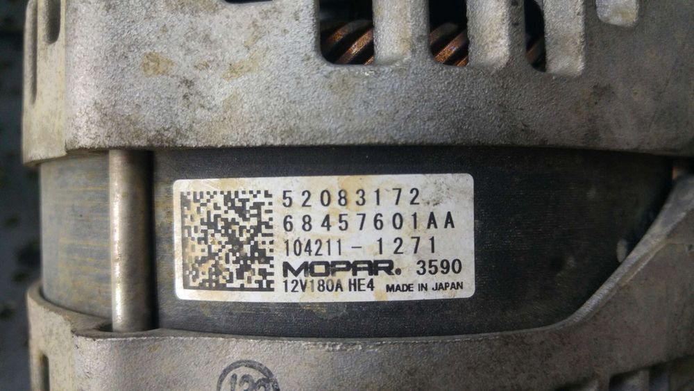 Alternator 1.6 d jeep compass mp 52083172 68457601aa