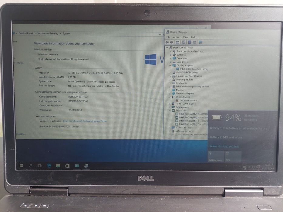 Laptop Dell Latitude i5