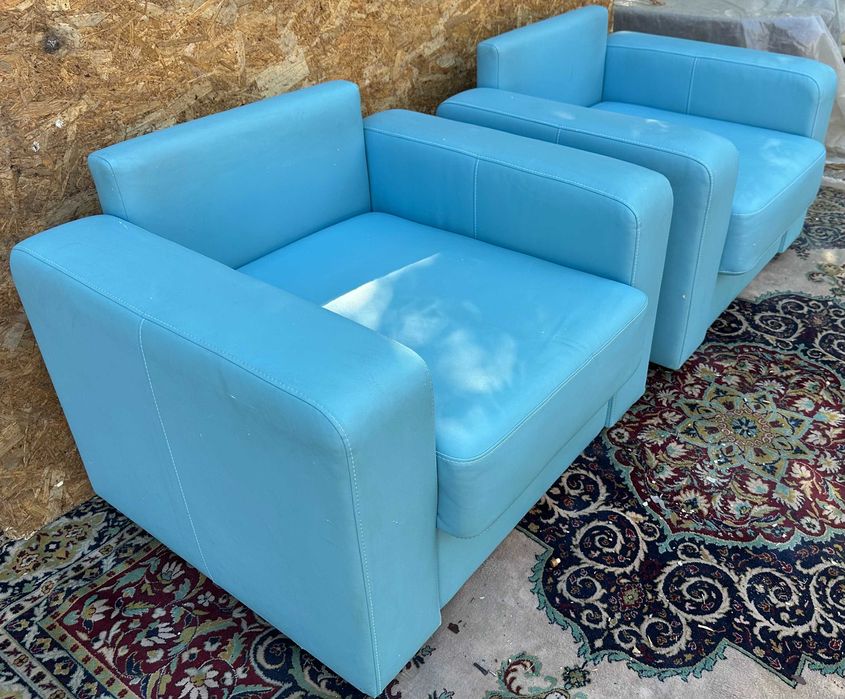 3 buc Fotoliu confortabil tip Scoica; Fotoliu fix tapitat