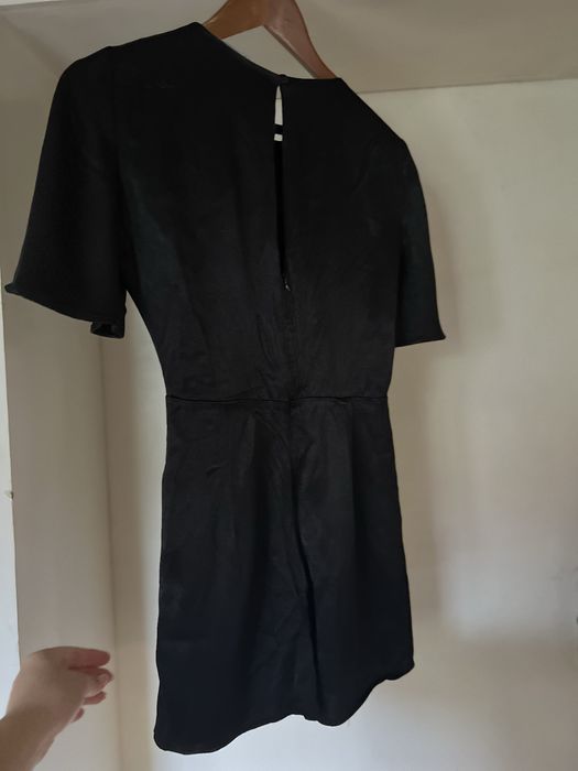 Гащеризон рокля в черен цвят zara зара