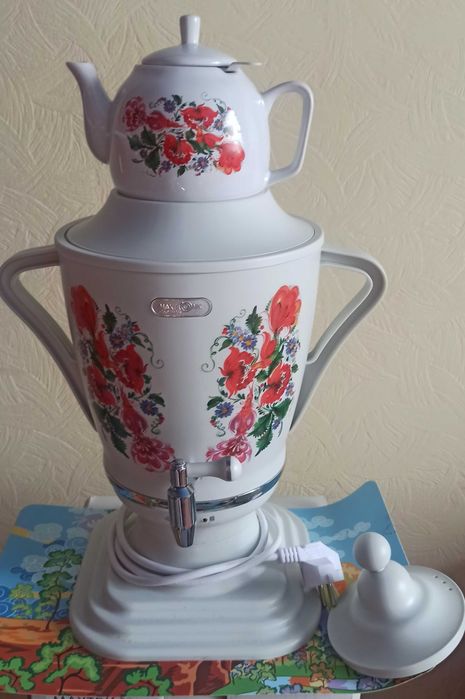 Самовар керамика .набор.