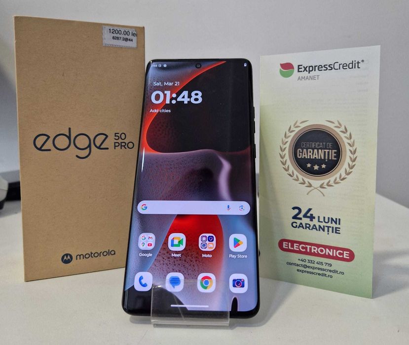 Telefon Motorola Edge 50 Pro (AG32 B6287.2-ag44) 2 ANI GARANTIE!