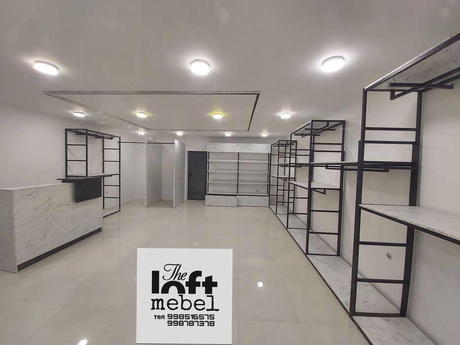 Оборудование, Вешалка, для магазинов одежды в стиле ЛОФТ