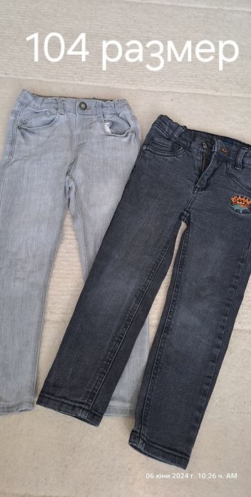 Детски дрехи 104, 110, 116 (панталони, ризи)