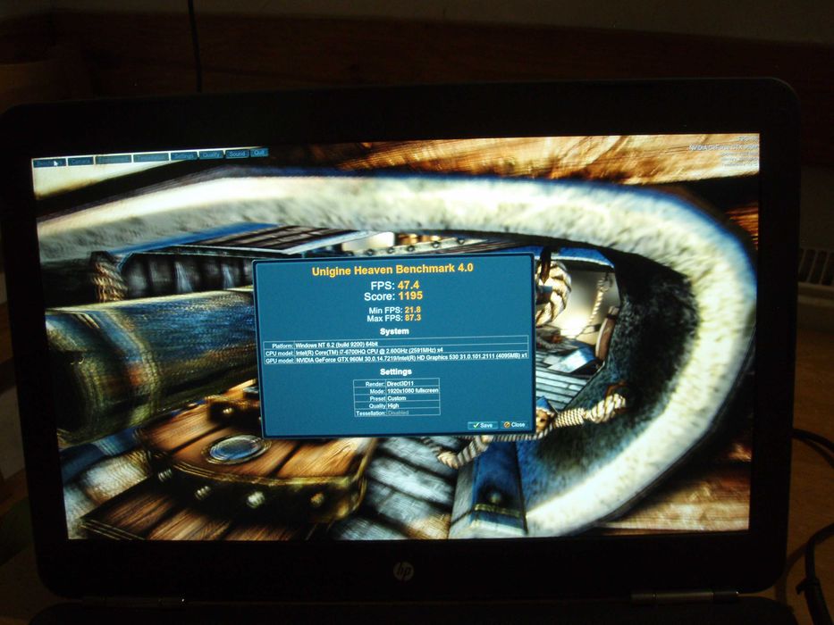 HP Omen 15 i7-6700HQ nVidia GTX 960M 4Gb SSD 128Gb HDD 1Tb RAM 8Gb