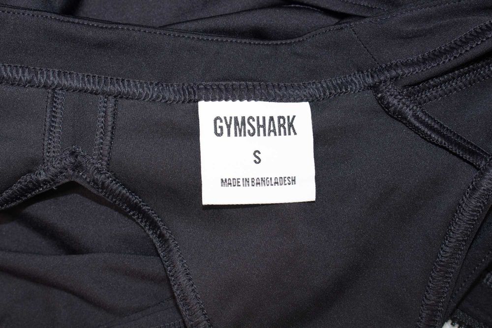 Gymshark CTY Tank Top дамски топ черен с цип и гол гръб S
