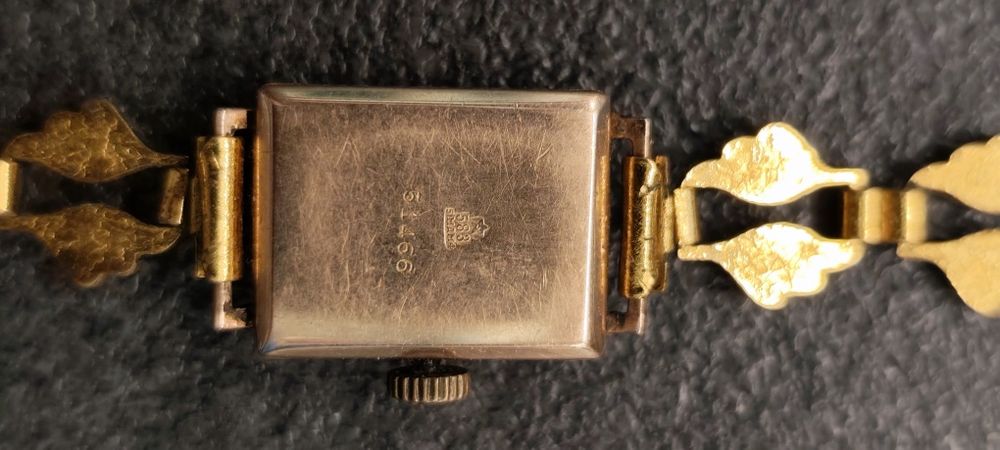 Ceeas mecanic de damă Slava din aur (marcat 583)