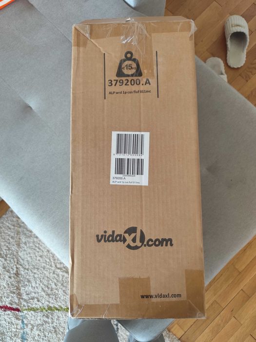 Възглавница за градинска пейка vidaxl 110x50x7
