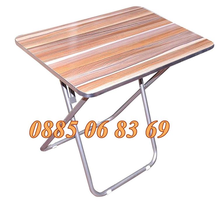 Градинска сгъваема маса 50х70см, 60х70см, 70х70см, сгъваеми столове