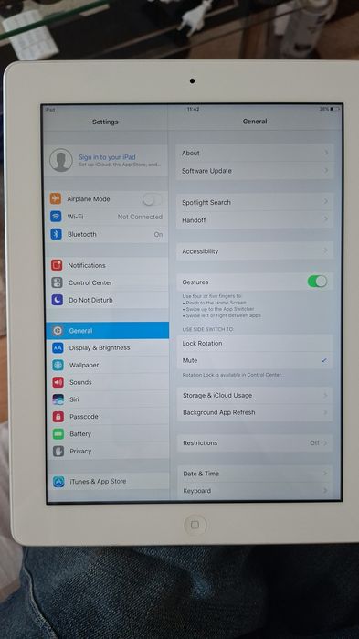 Tabletă ipad 4 Wifi mpecabilă