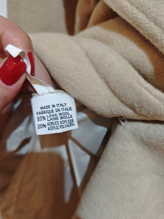 Palton lână bej damă