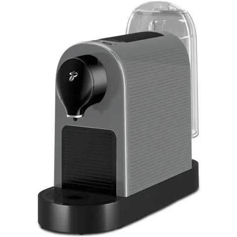 Espressor Tchibo Cafissimo Pure Plus 681006, 1250 W, 800 ml, 15 bari, Espresso, Caffe Crema, Cafea Lunga, sertar capsule, gri