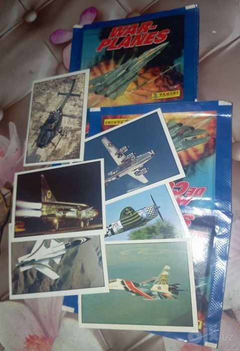 Наклейки ПАНИНИ боевые самолёты Panini