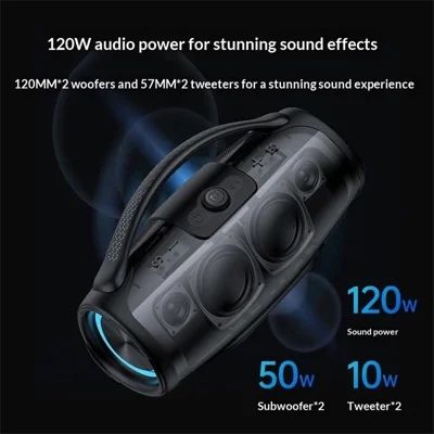 Портативная колонка Yesido YSW45 / YSW46 с караоке и RGB 120вт/220вт