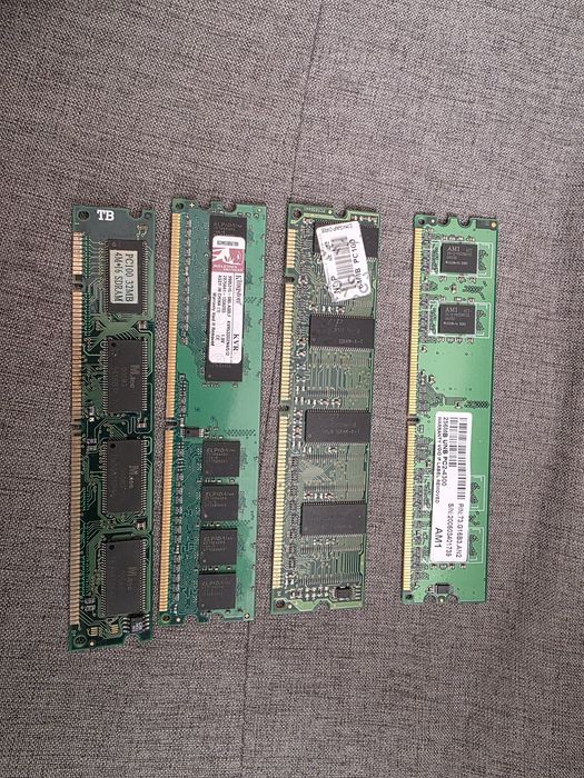 Оперативная память DDR2 / SDRAM PC100 — 4 планки