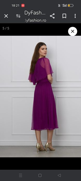 Rochie mătase naturala